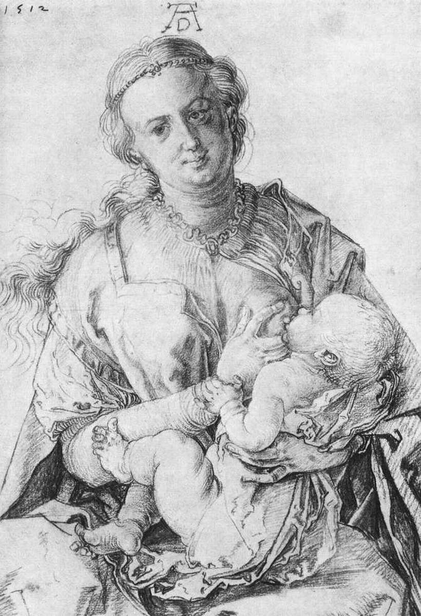 Дева с младенцем