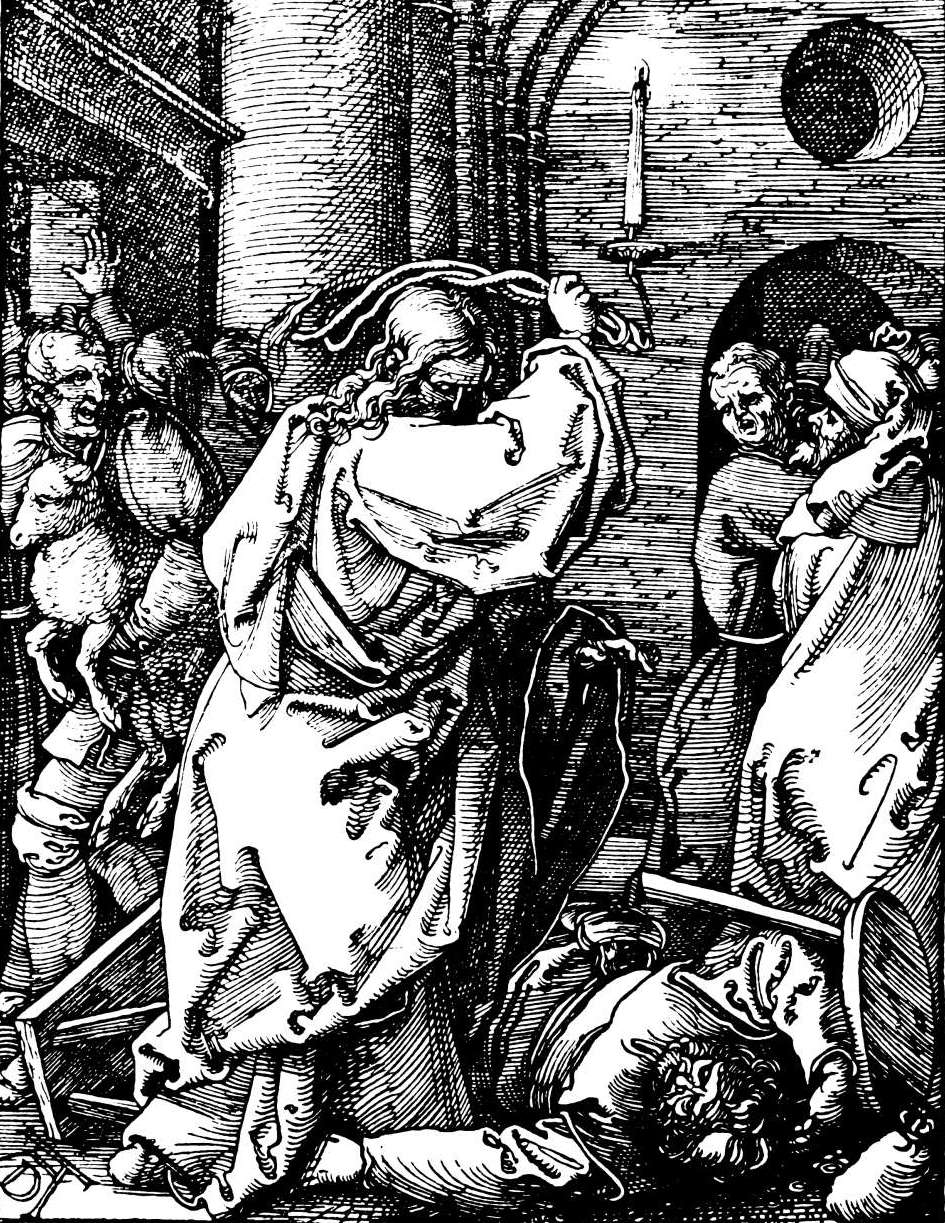 Христос изгоняет торговцев из храма