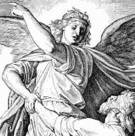 Ю.Карольсфельд: Иаков борется с Ангелом. Бытие 32:24-30