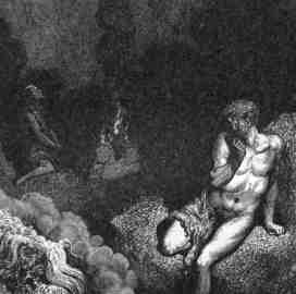 Гюстав Дорэ: Жертвоприношение Каина и Авеля