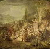Рембрандт: Проповедь Иоанна Крестителя