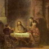 Рембрандт: Христос в Эммаусе