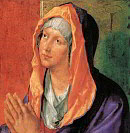 Дюрер: Богородица в молитве